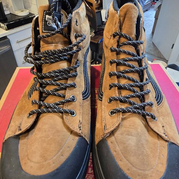 VANS SK8-Hi MTE-2 Dachshund Brown Black Sneaker Boots VN0A5HZZFW6 Mens Sz 12 NEW - Picture 4 of 16